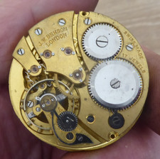 GOOD 17 JEWELS  ANTIQUE GENTS J.W. BENSON POCKET WATCH MOVEMENT