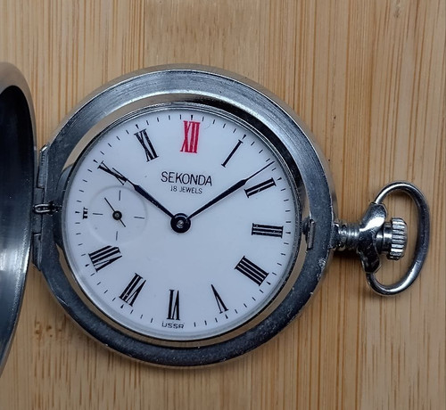 Original pocket watch sekonda - pocket,