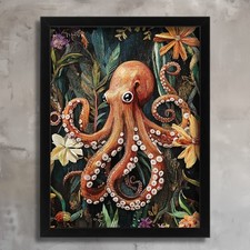 Vintage Octopus Art Print