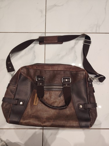 Hidesign leather overnight bag - leather,