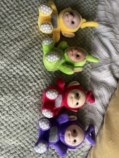 Telly Tubbies Plush Soft Toy Bundle x Full Set Of 4 Toys Collection Lot
