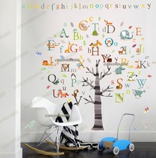 Huge Alphabet ABC Tree Wall