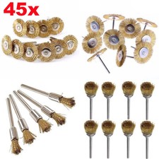 45pcs Brass Polishing Wire Cup