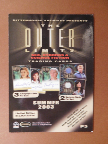 The outer limits - trading, card
