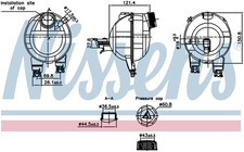 Nissens Coolant Expansion Tank