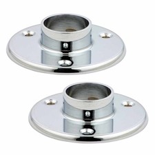 2 5" Wall Flange Bar Foot Rail