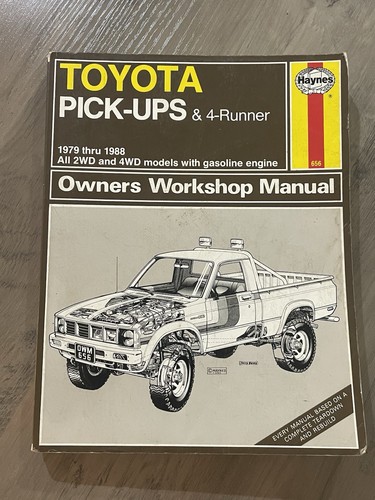 Haynes toyota pick - toyota, pick-ups