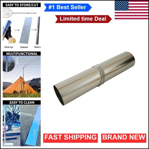 Titanium stove pipe roll - stove,