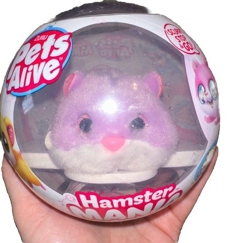 Zuru pets alive purple hamster - pets,