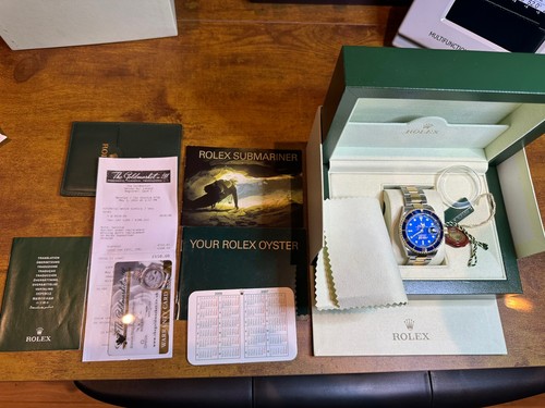 2006 rolex submariner blue - 2006,