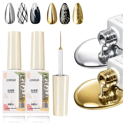 Metallic nail gel polish - nail,