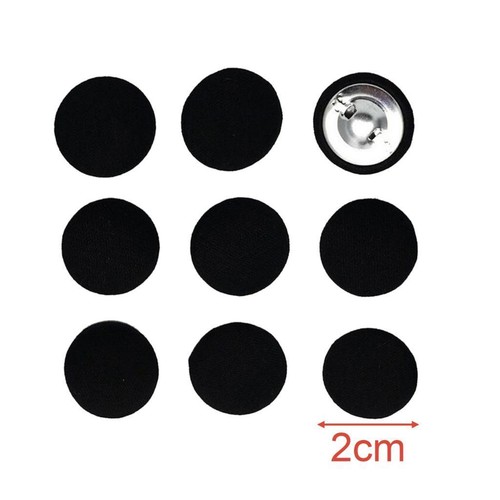 Black cotton fabric covered - cotton,