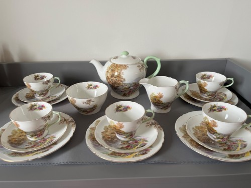 Shelley heather tea set - shelley,