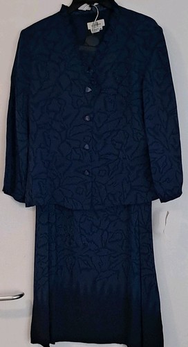 Vintage silk line women blue - vintage,