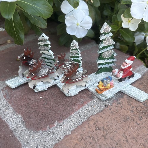 Vintage wooden christmas - vintage,