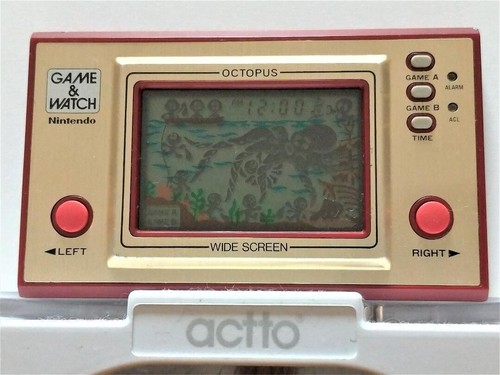 Nintendo game watch octopus - nintendo,