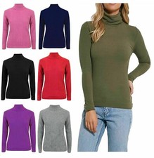 Ladies Thin Turtle Neck Casual