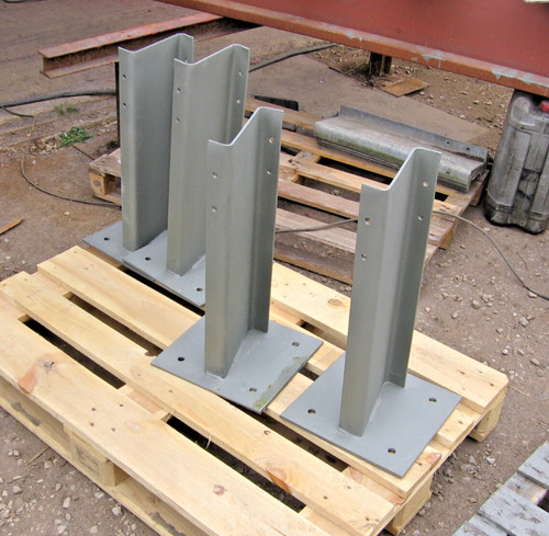 Armco crash barrier - barrier, posts