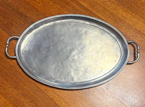Match pewter oval serving - match,