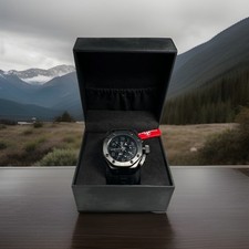 Men's Swiss Legend Trimix Diver Chronograph Lume Hands Watch New, See Video