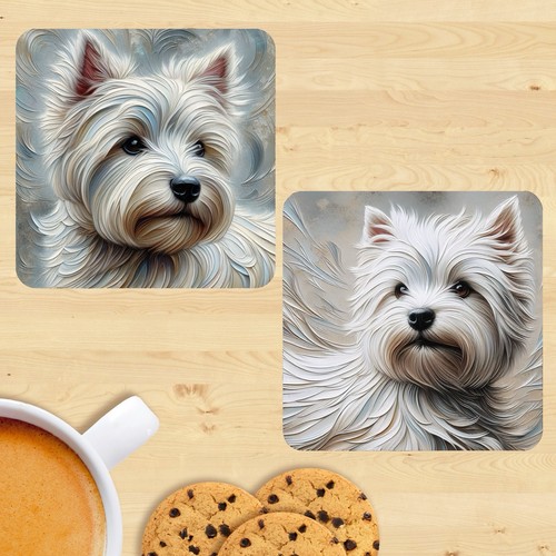 West highland white terrier - white,