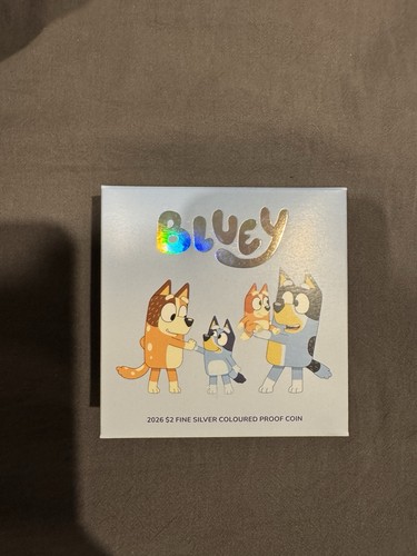 Bluey 2026 silver proof - $2,