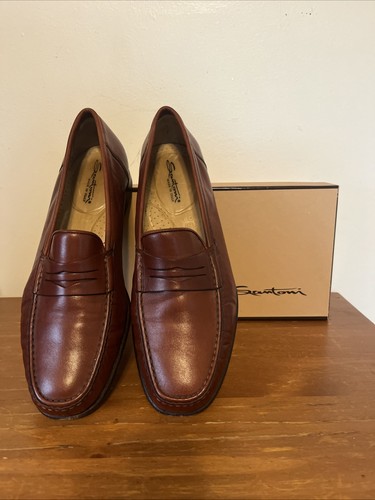 Santoni chestnut brown - santoni, 10.5