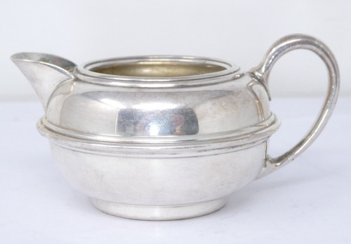 Silver plated cream jug - silver,