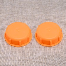 2Pcs Orange Parking Oil Fuel