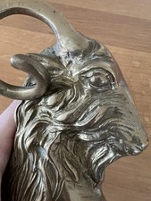 Vintage Brass Goats Head