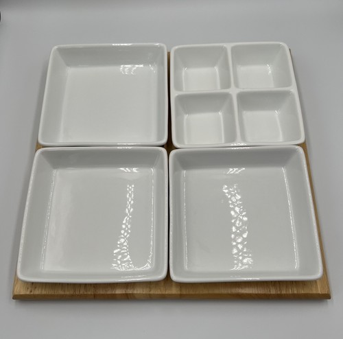 White ceramic serving dish - serving, set