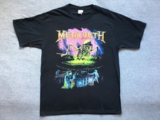 VTG MEGADETH CONTAMINATED SHIRT REPRINT METALLICA SLAYER ANTHRAX DRI METAL RARE