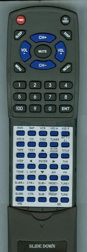 Replacement remote for - replacement, nad