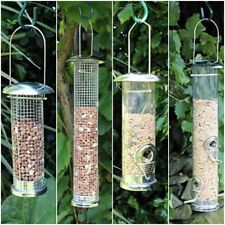 Hanging Garden Bird Feeder Heavy Duty Metal Easy Fill Outdoor Seed Nut Outdoor