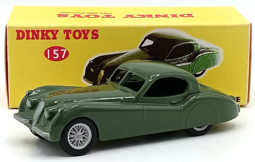 Dinky toys green jaguar - toys,