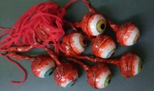 ONE LARGE Halloween Fake Eye Eyeball Scary Prop  Party Decoration. UK Handmade
