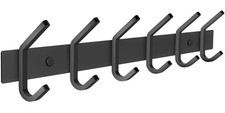 Matte Black Coat Rack Wall