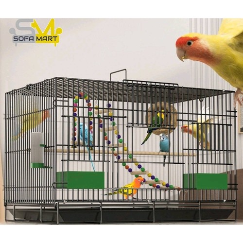 Large metal bird - metal, cage