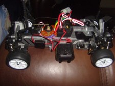 Tamiya M03 Rover Mini Cooper  with radio gear and new shell works 