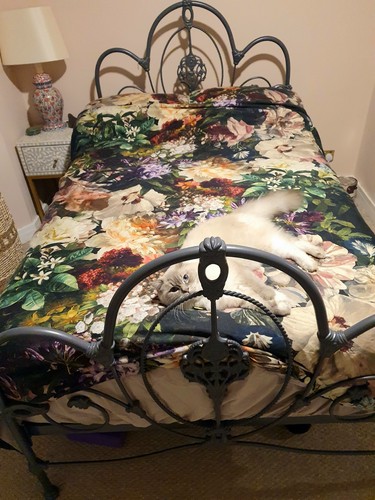Small double iron bed - small,