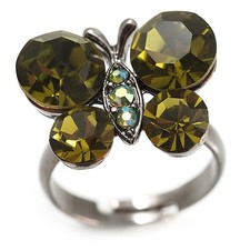 Small Olive Green Crystal