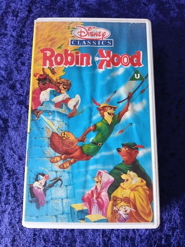 Vhs disney robin hood classics - robin,