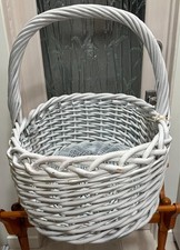 Large Oval Painted Willow