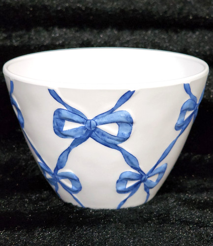 Shabby chic blue bow - chic,