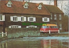 Postal Services Postcard - Royal Mail Post Bus at Denford Mill House  RR15208
