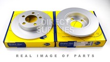 2 X REAR AXLE BRAKE DISCS AUDI