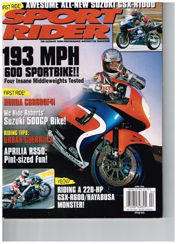 Sport rider magazine - rider, magazine-april