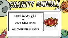 10KG in Weight of CHARITY SOURCED DVD's & BLU-RAY's - FRESH OF THE PALLETS!