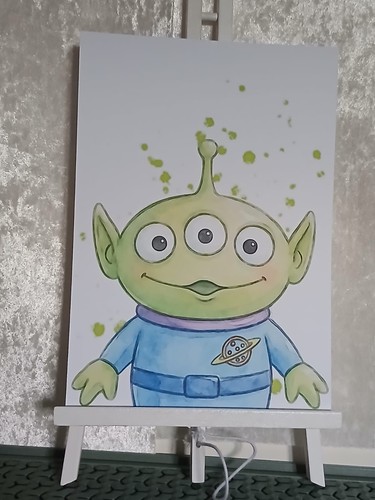 Toy story alien - story, art