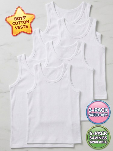 Boys underwear vests pack - 3/6,